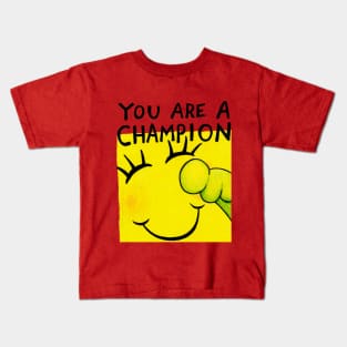 Just Bean Happy - Champion Kids T-Shirt